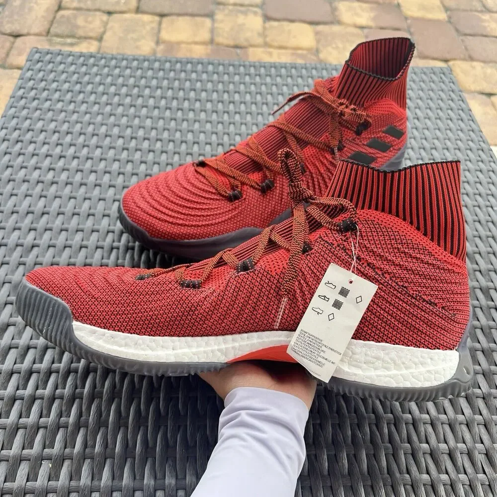 Adidas Crazy Explosive Primeknit Red Men's Athletic Shoes CQ0613 Size 20